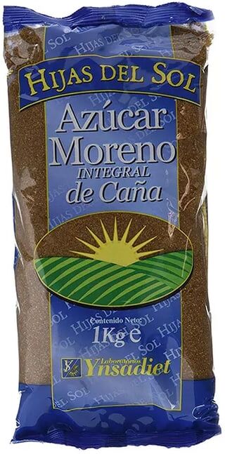 Ynsadiet AÇÚCAR MORENO INTEGRAL DE CANA HIJAS DEL SOL 1 Kg