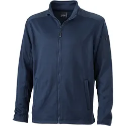 James & Nicholson Herren Strickfleece Jacke Fleece-Jacke JN591 navy/navy M