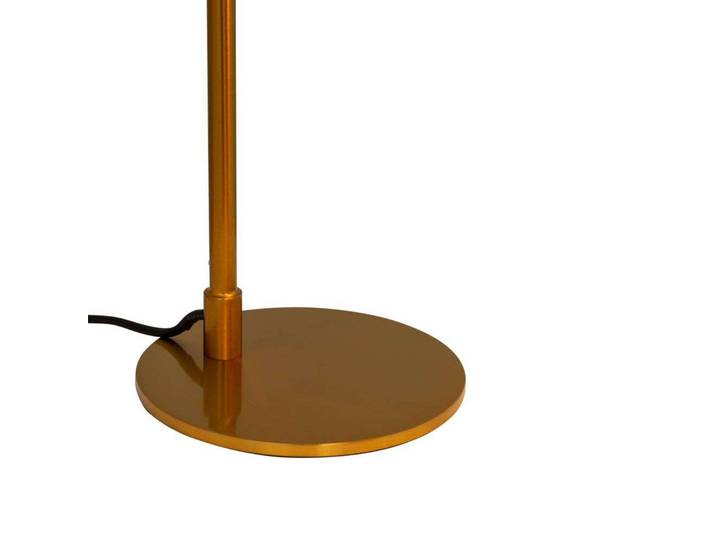Futura Tischlampe klein, schwarz/messing - Dyberg Larsen - Wohnzimmer - Skandinavisch - Metall - Einflammig