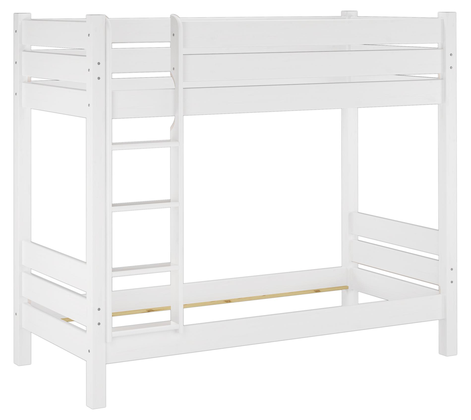 Etagenbett für Erwachsene weiß 100x200 Nische 100 teilbar Zubehör wählbar V-60.16-10WT100ohne Zubehör