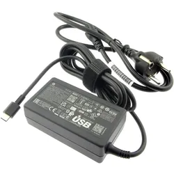 HP 65 W USB-C LC-Netzteil (65 W), Notebook Netzteil, Schwarz