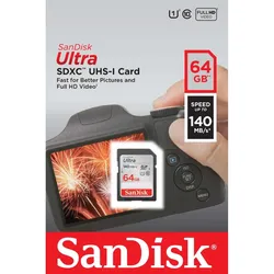 Sandisk SDXC-Card 64GB SANDISK SDSDUNB-064G