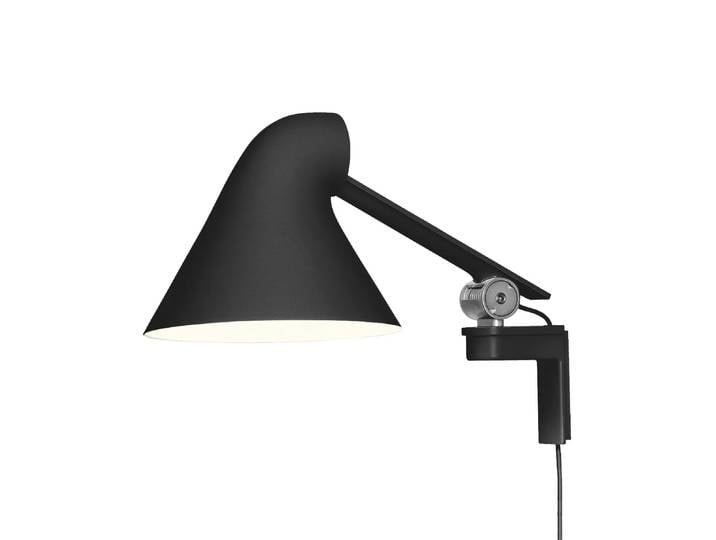 Louis Poulsen NJP Wandleuchte kurzer Arm Schwarz