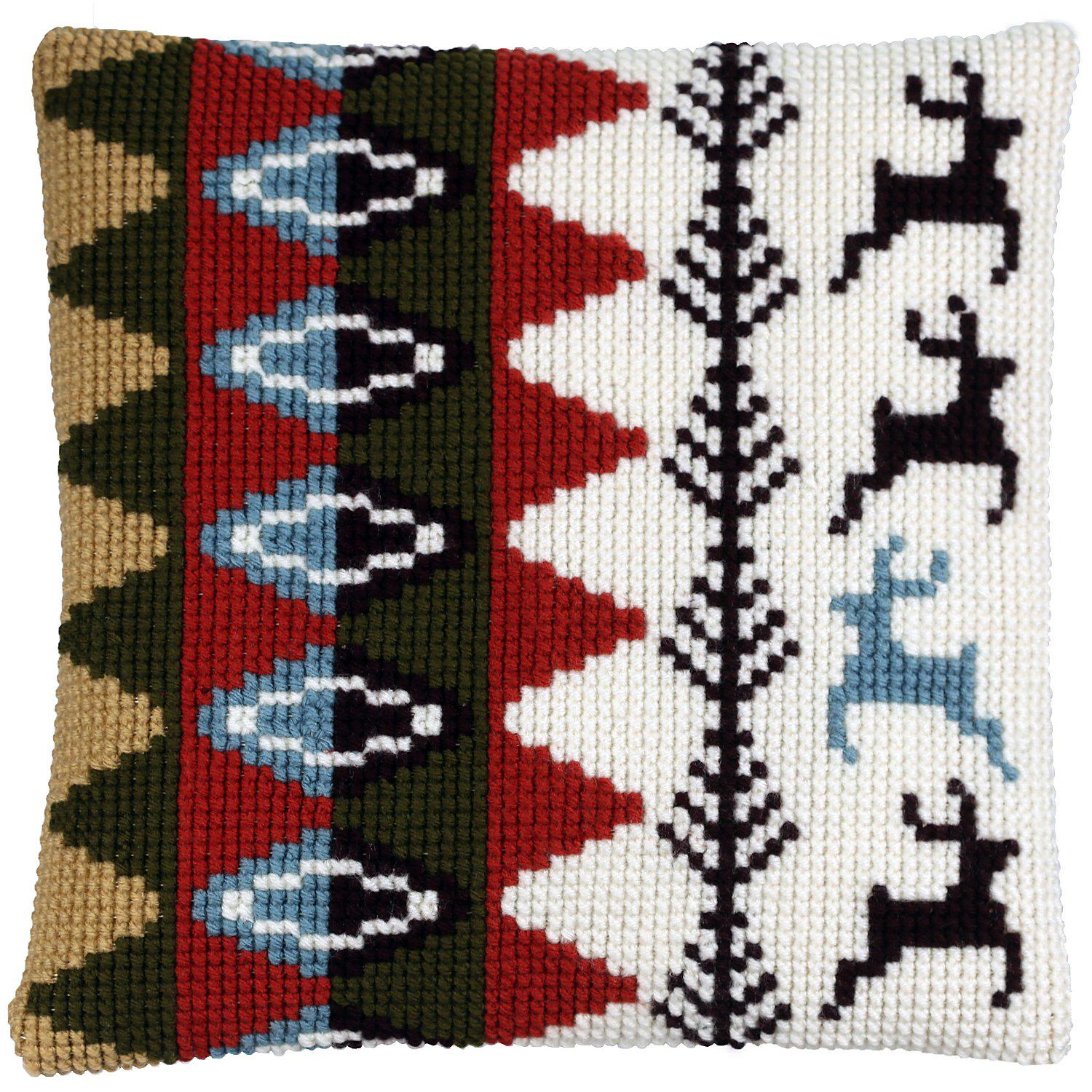 Kreuzstichkissen "Skandinavisches Design"