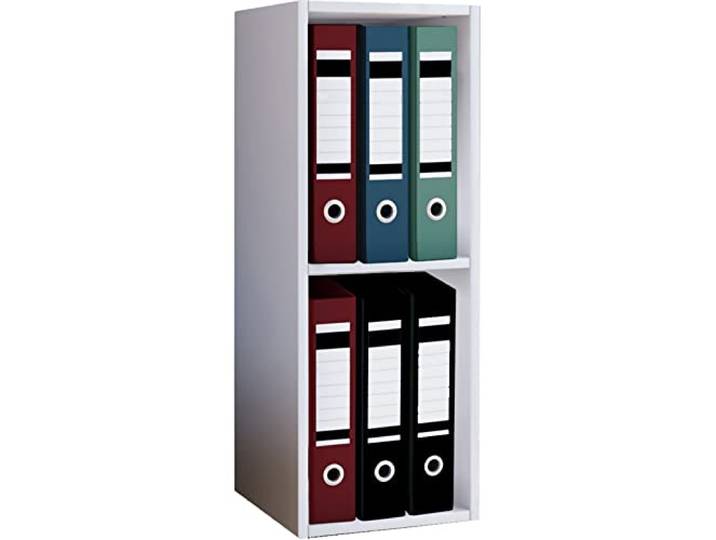 VCM Houten bureaustandaard archiefkast archiefkast boekenplank Offas 2f Houten bureaustandaard archiefkast archiefkast boekenplank Offas 2f Wit
