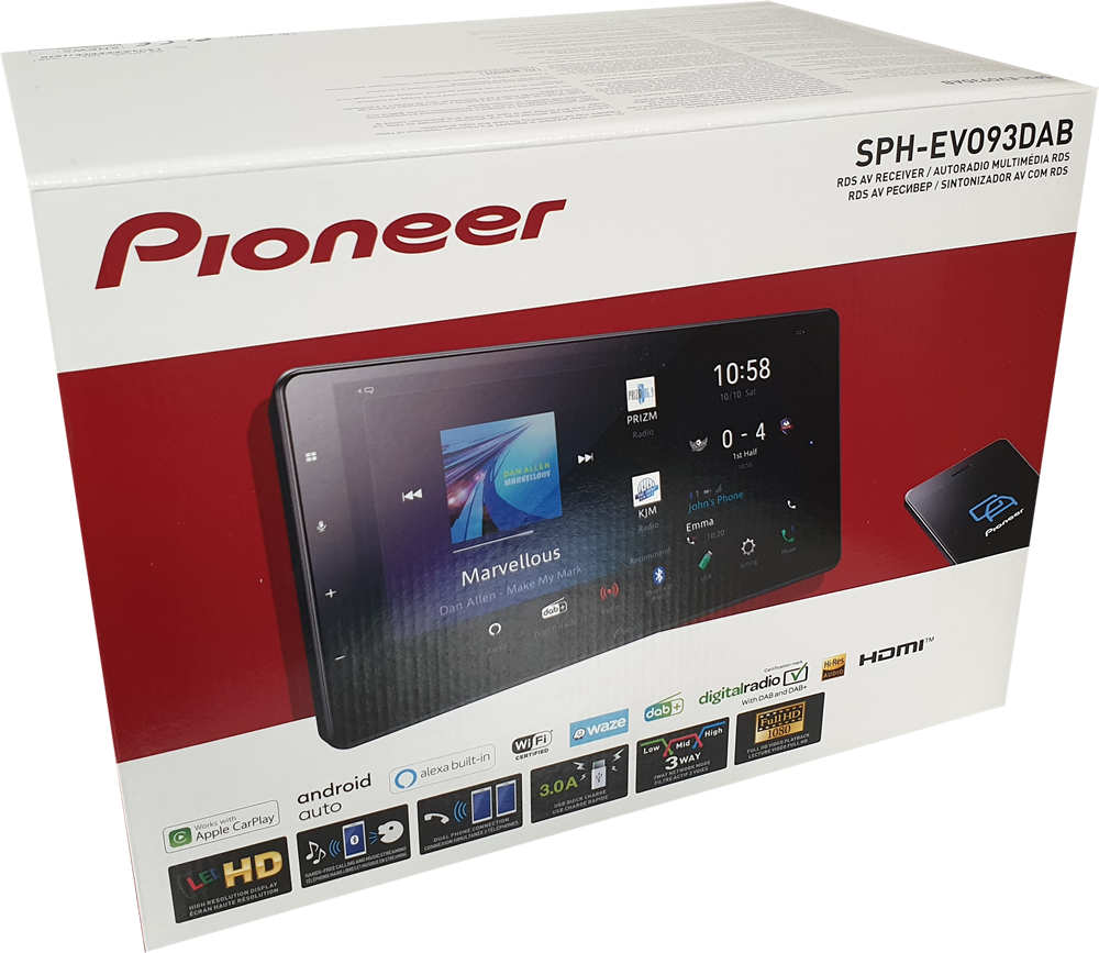 Pioneer SPH-EVO93DAB inkl. DAB Anntenne