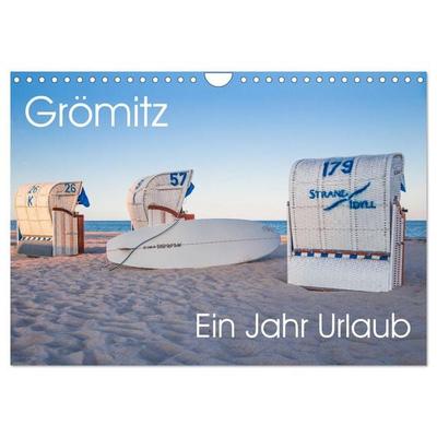 Grömitz - Ein Jahr Urlaub (Wandkalender 2026 DIN A4 quer), CALVENDO Monatskalender
