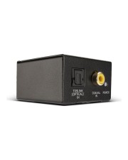 Lindy DA-Wandler TosLink optisch & koaxial an RCA-Stereo Audio/Multimedia Digital/Daten Koaxial (70368)