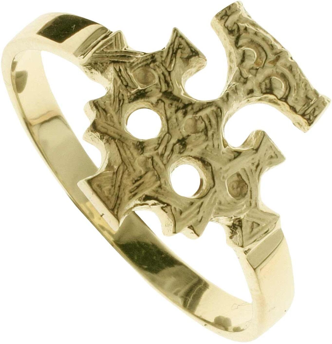 Fingerring OSTSEE-SCHMUCK "Ostsee-Schmuck Ring Hiddensee Ring Hiddensee" Gr. 64, gold (weiß, neutral), Fingerringe, Damen, 64 (20,4), Gelbgold 333, Fingerring