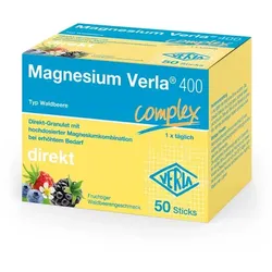 Magnesium Verla 400 complex Waldbeere 50 St Granulat