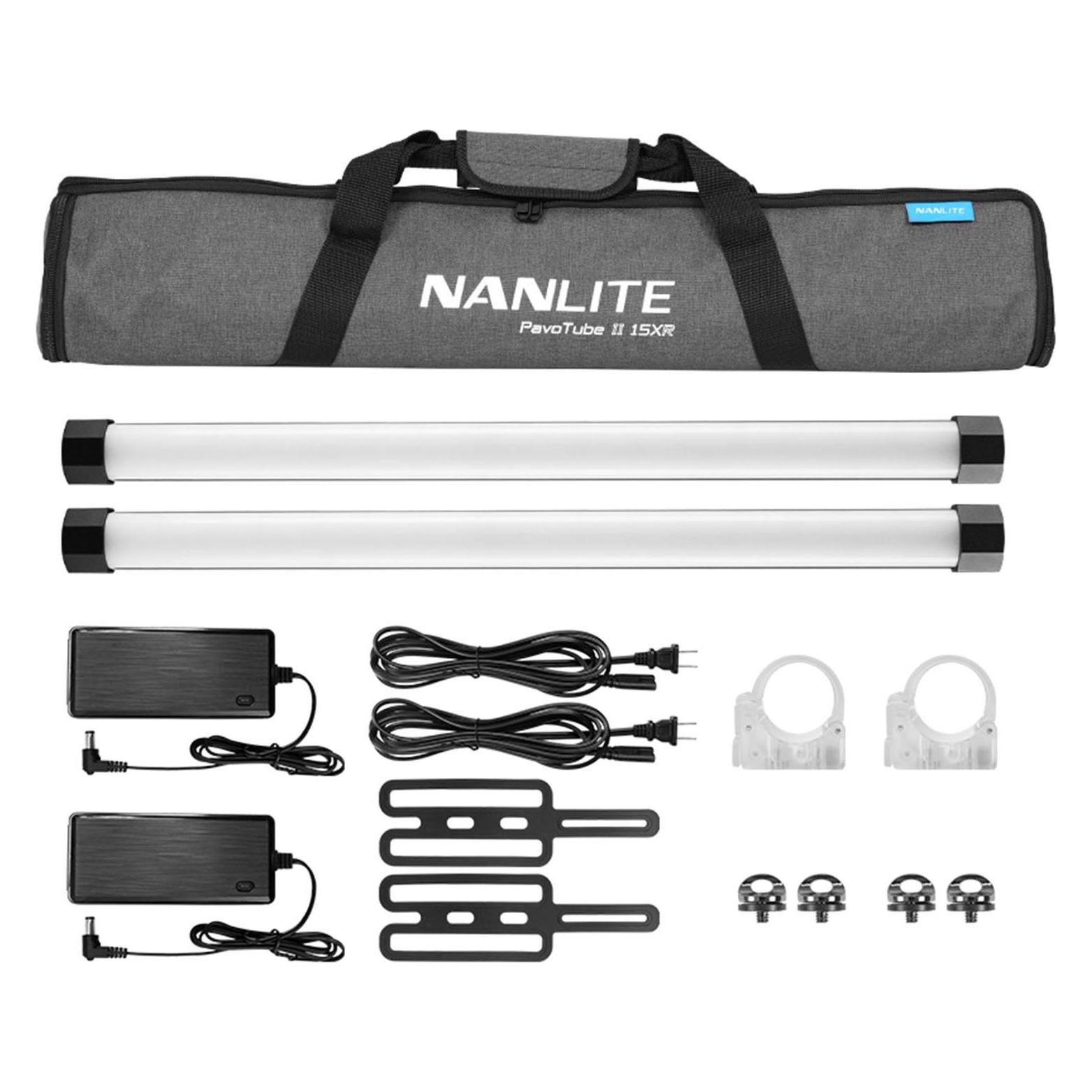 Nanlite Pavotube II 15XR 2KIT (Stableuchte, Studioleuchte, Videoleuchte) (15-2028-2KIT)