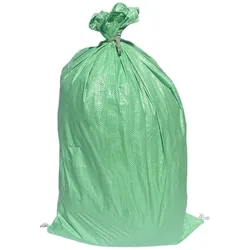 VEPATIM 100x Schwerlastsack Gewebesack Hochwassersack Getreidesack Lagersack PP mit rotem Streifen 500 x 800 mm 30 kg grün