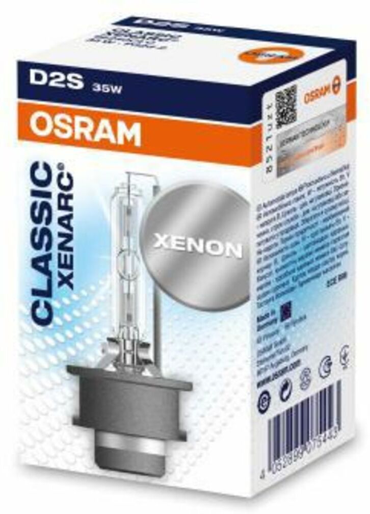 Ams-Osram Glühlampe Xenon OSRAM D2S Xenarc Classic 85V, 35W, 1 Stück