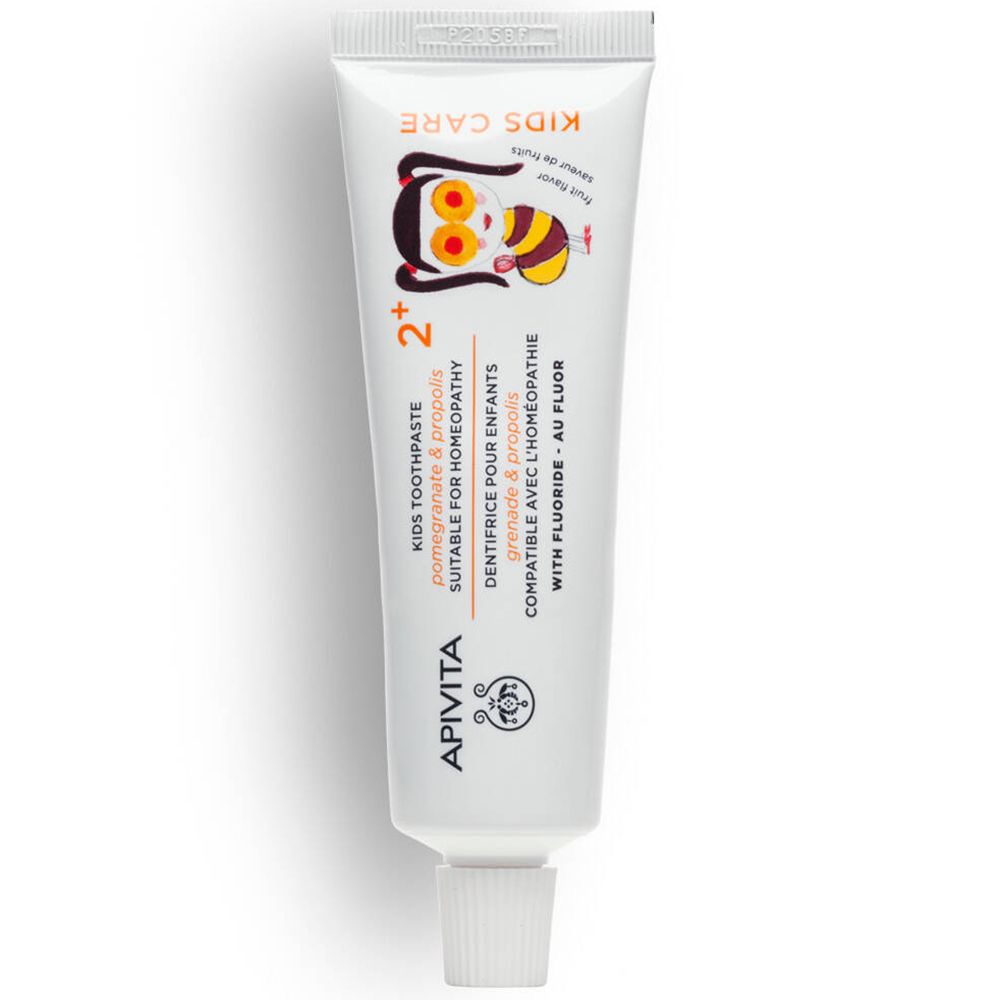 Apivita Oral Care Kids Tandpasta Met Granaatappel ok Nlendeit 50 ml Zahnpasta