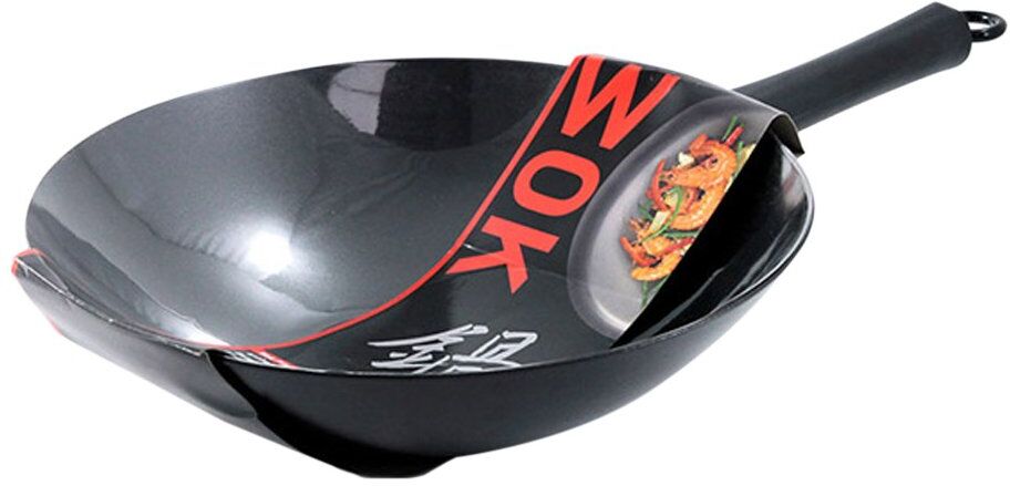 Wok Kaufgut 070291 EVA 1 manico Nero