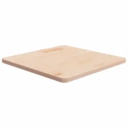 vidaXL Tischplatte Quadratisch 60x60x2,5 cm Eichenholz Unbehandelt