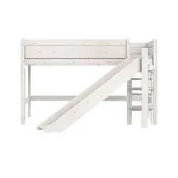 Lifetime Hochbett mit Rutsche   ¦ weiß ¦ Maße (cm): B: 207 H: 128 T: 192.0