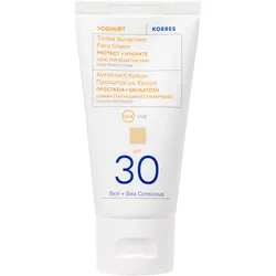 KORRES YOGHURT Getönte Sonnencreme für das Gesicht SPF30