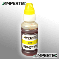 Ampertec Kompatible Tinte ersetzt Brother BT5000Y yellow