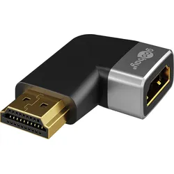 GOOBAY 72012 - Adapter HDMI Stecker/Buchse, 8K 60 Hz, 270° horizontal