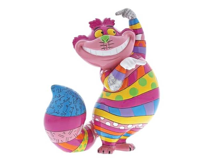Disney Britto Collection Cheshire Cat figuur, kleurrijk