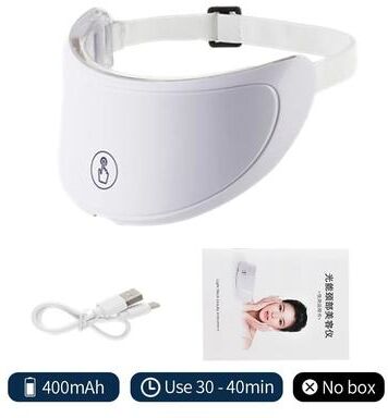 Uplifted Finds 7 Color LED Photon Facial Mask & Wireless Skin Rejuvenation System neck Usb no Box