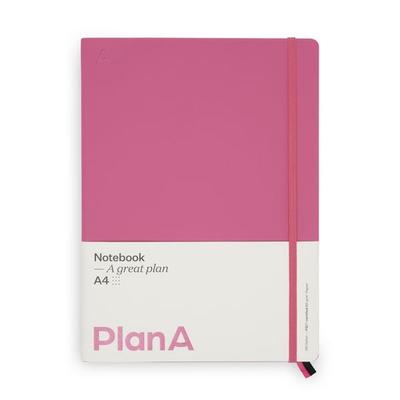 Notizbuch A4 Hardcover Candy Pink Punktiert, 192 Seiten