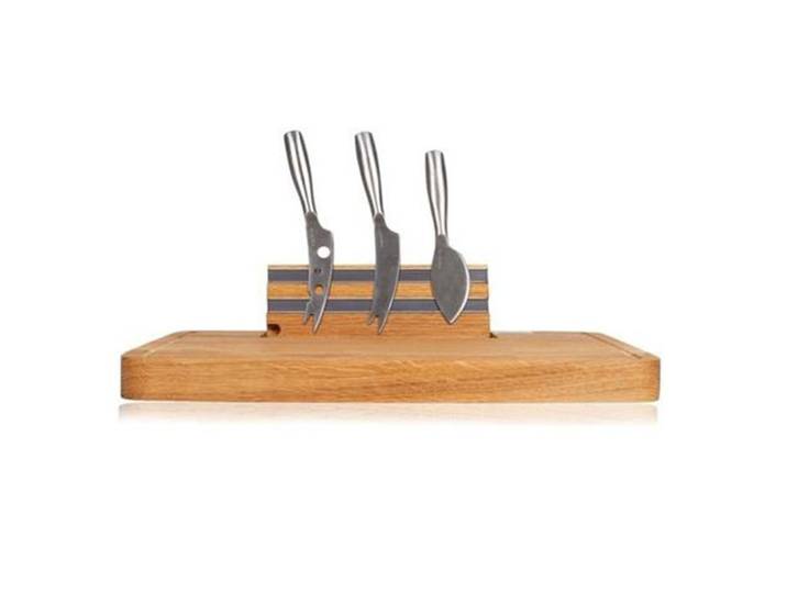 Diverse Käsemesser Partyclette natur/silber Edelstahl/holz B 34.1 cm T 28.7 cm - Käsemesser