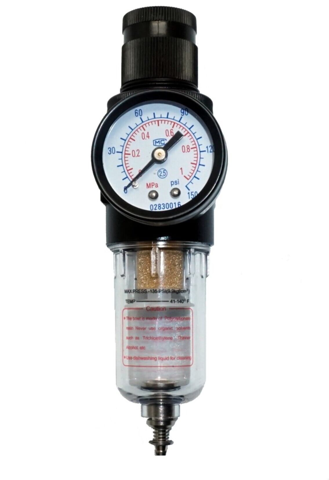 Aerotec Filter-Regler Wasserabscheider ST - 1/4 Zoll IG (2005780)