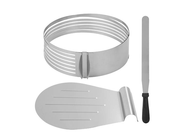 Schneidehilfe für Torten Set 3-teilig