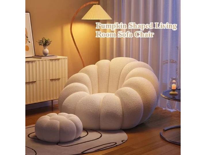 Paresseux citrouille canapé Style nordique simple canapé chaise EPS remplissage de particules doux confortable maison salon balcon chambre canapé ensemble