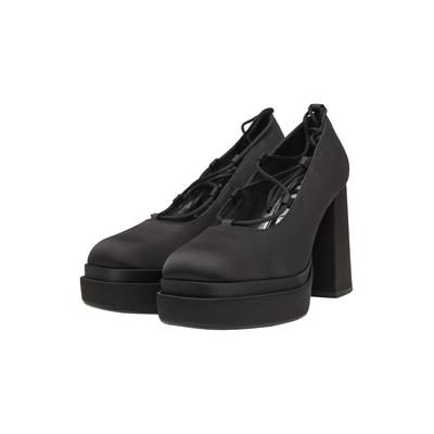 Sneaker BUFFALO "Buffalo MAY GHILLIE", Damen, Gr. 40, schwarz, Polyester, Schuhe Sneaker