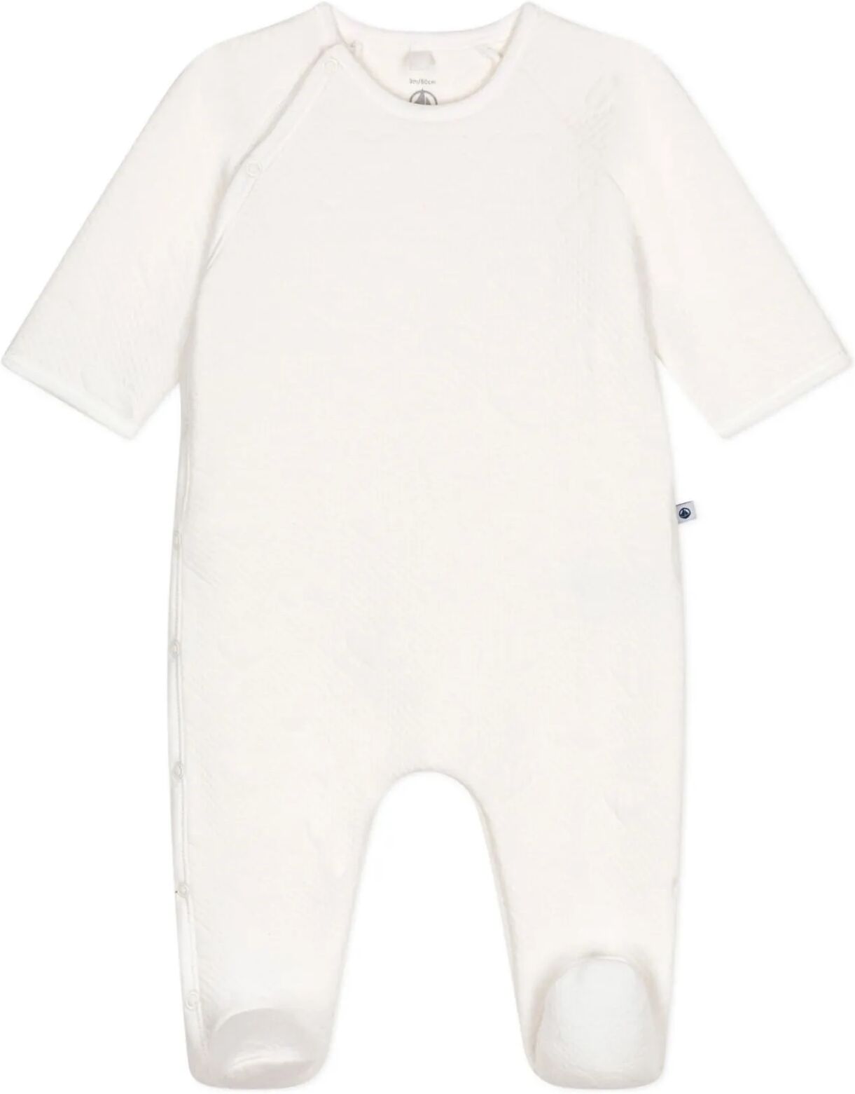 Petit Bateau Pyjama Dors Bien Tubique Coton Bio Blanc Naissance