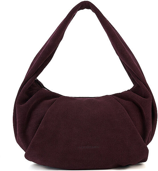 LES VISIONNAIRES Ledertasche - Hobo GRETA dunkelrot EG