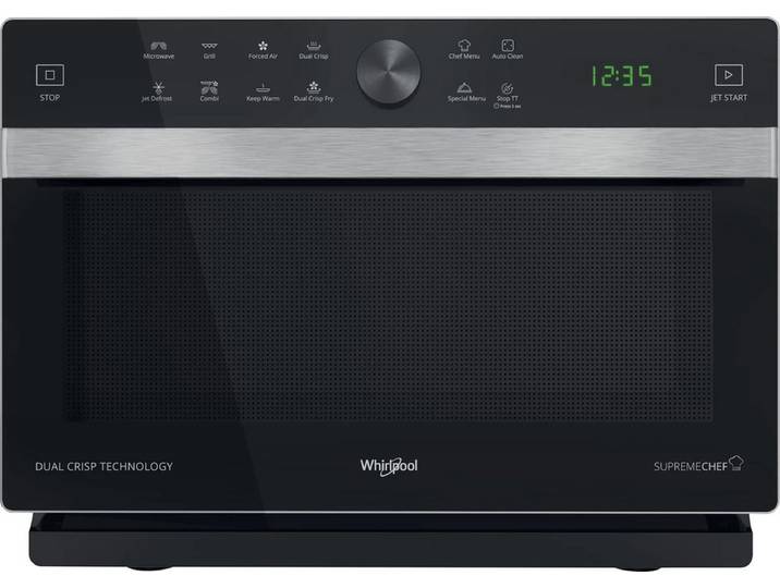 Whirlpool MWSC 833 SB magnetron Zwart Combinatiemagnetron Aanrecht 33 l 900 W