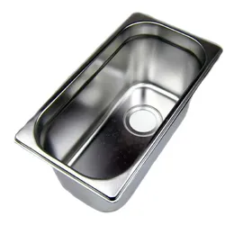 AcMax Waschbecken Edelstahl Spülbecken Camping Spüle 325x175x150