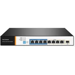 Value PoE+ 2,5 Gigabit Ethernet Switch (8 Ports), Netzwerk Switch, Schwarz