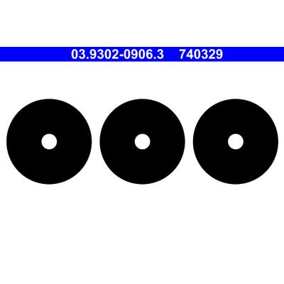ATE Dichtungssatz, Anschlussadapter (Entlüftungsgerät) 03930209063