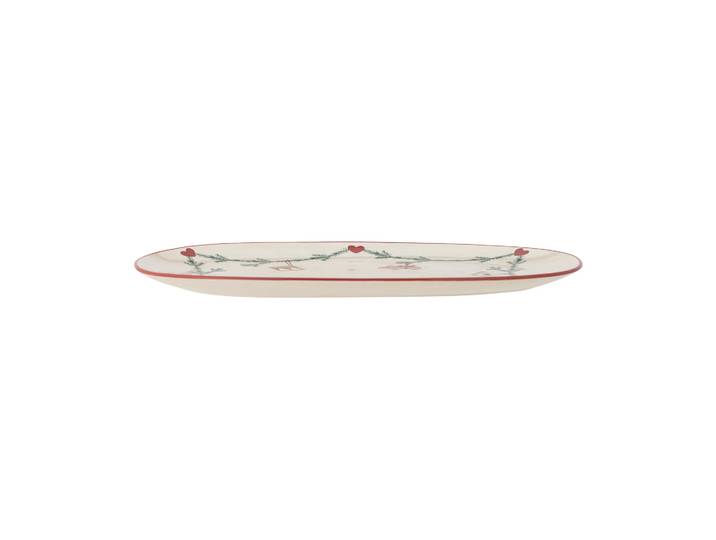 Bloomingville Yule serveerschaal 38,5x23 cm Wit