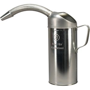 Pressol Messbecher 07643, aus Weißblech, mit flexiblem Ausgießrohr, 2 Liter