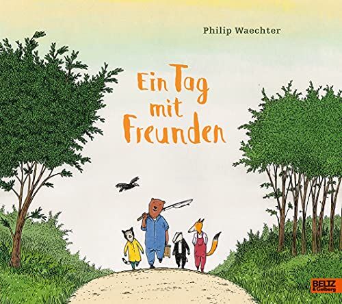Philip Waechter - Ein Tag mit Freunden: Vierfarbiges Bilderbuch - Preis vom 09.10.2026 07:28:09 h
