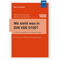 Wo steht was in DIN 0100?, Fachbücher von Bernd Schröder