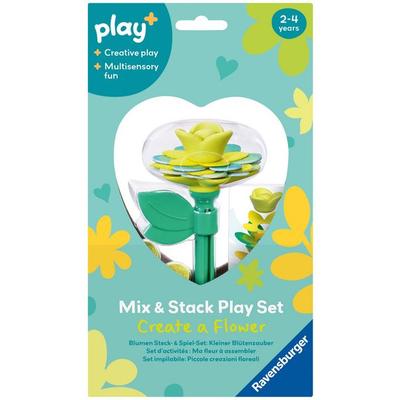 Play+ Blumen Steck- und Spiel-Set: Kleiner Blütenzauber gelb - ab 2 Jahre