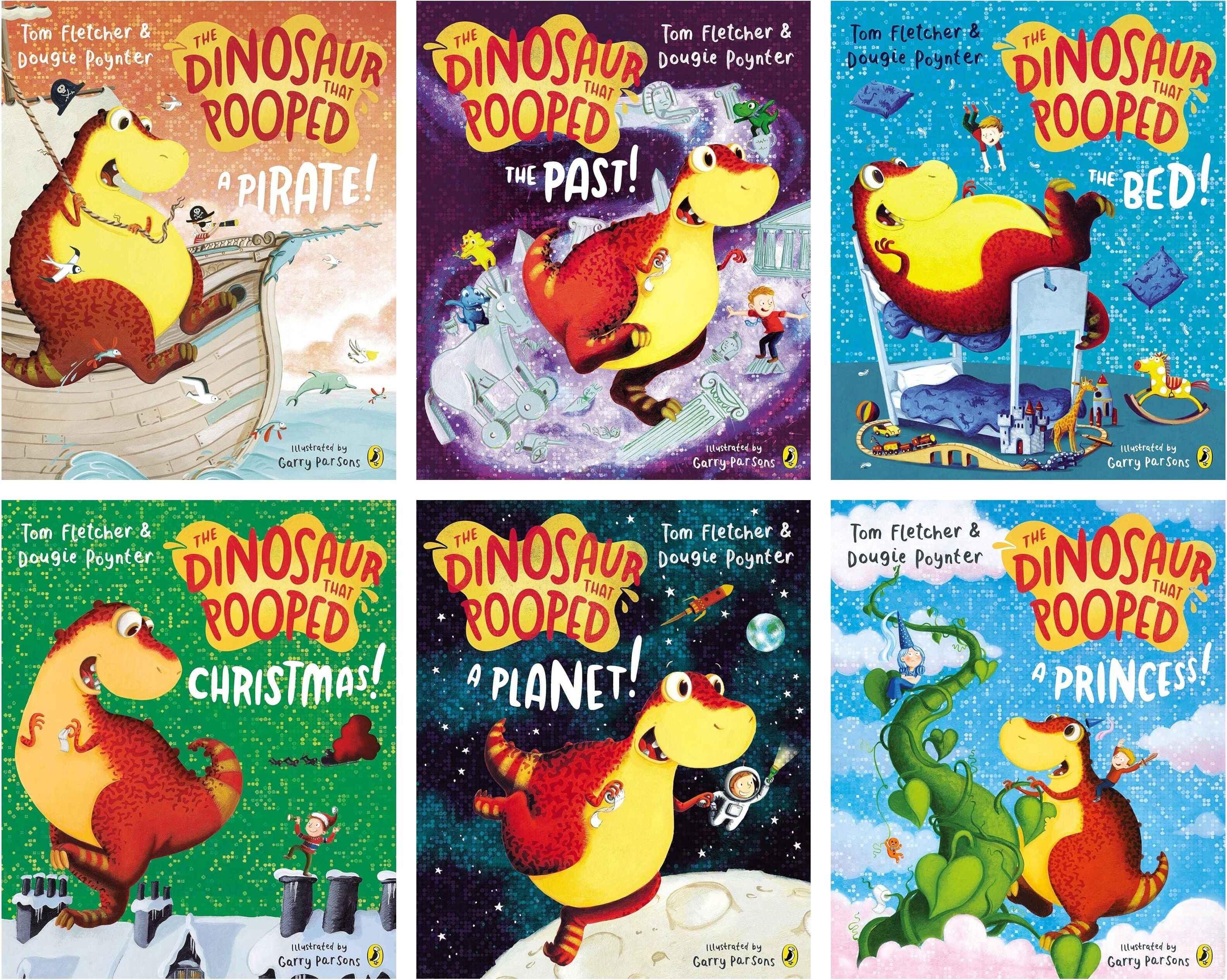 Penguin The Dinosaurs That Pooped Collection 6 Books Set by Tom Fletcher & Dougie Poynter   Funny Rhyming Children’s Picture Books