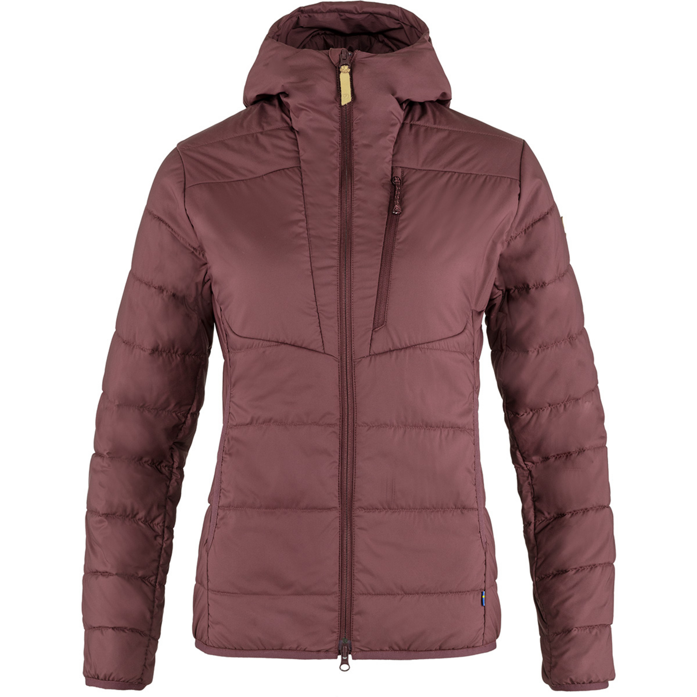 Fjällräven Keb Padded Damen Isolationsjacke rot Größe M Trekking Isolierend Wasserabweisend