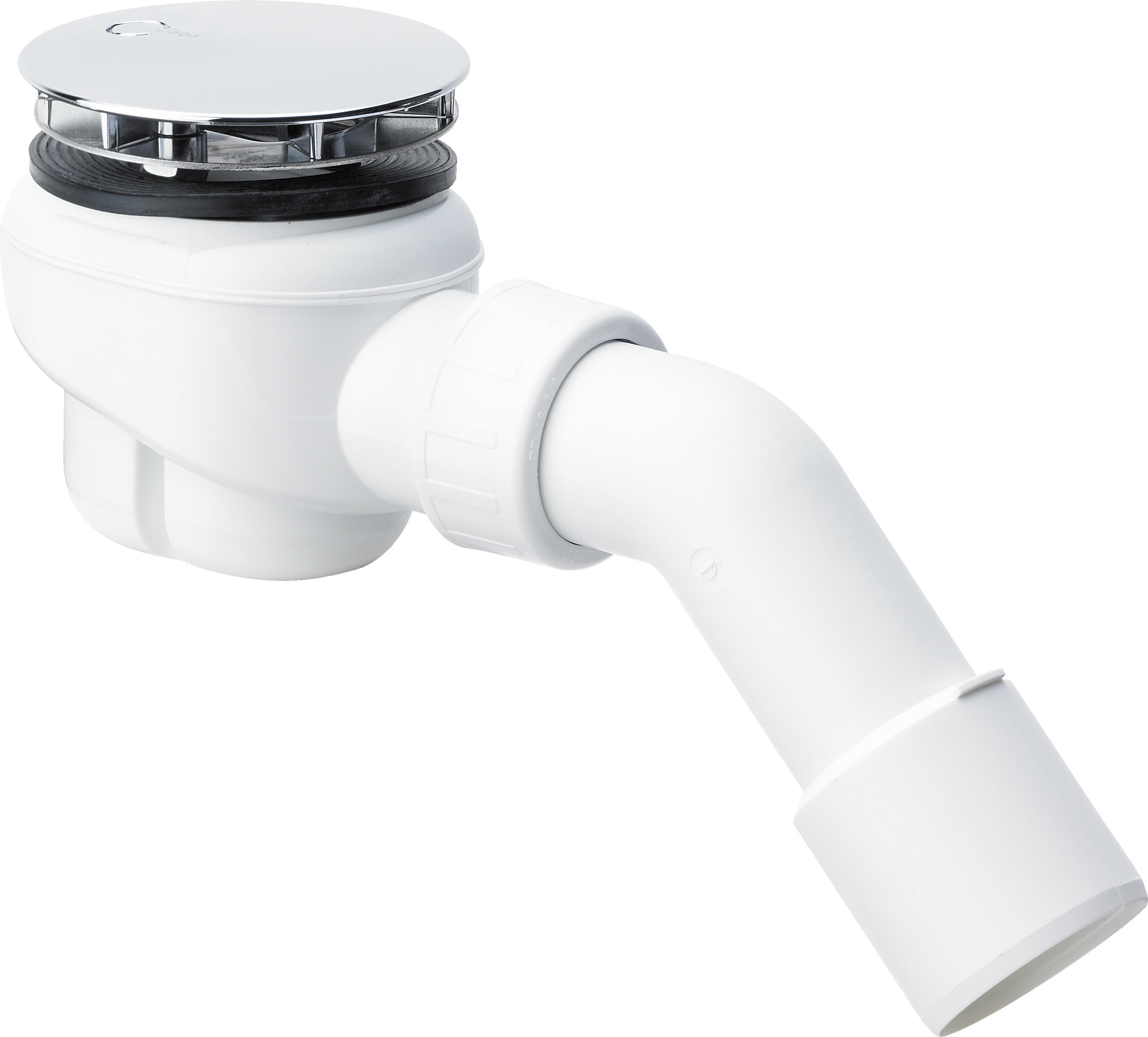 Viega Domoplex 208615 90xDN 40 / 50mm, plastique chromé, pour trou de vidange d = 90mm