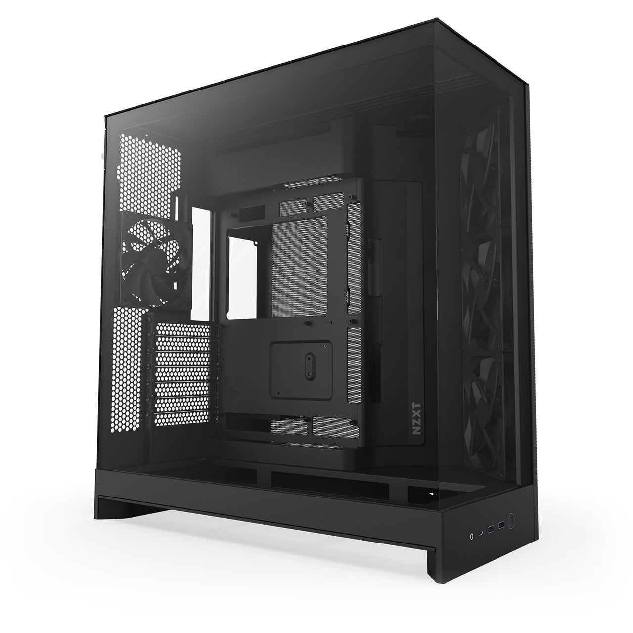 NZXT H9 Flow (2025) Midi Tower ohne Netzteil schwarz