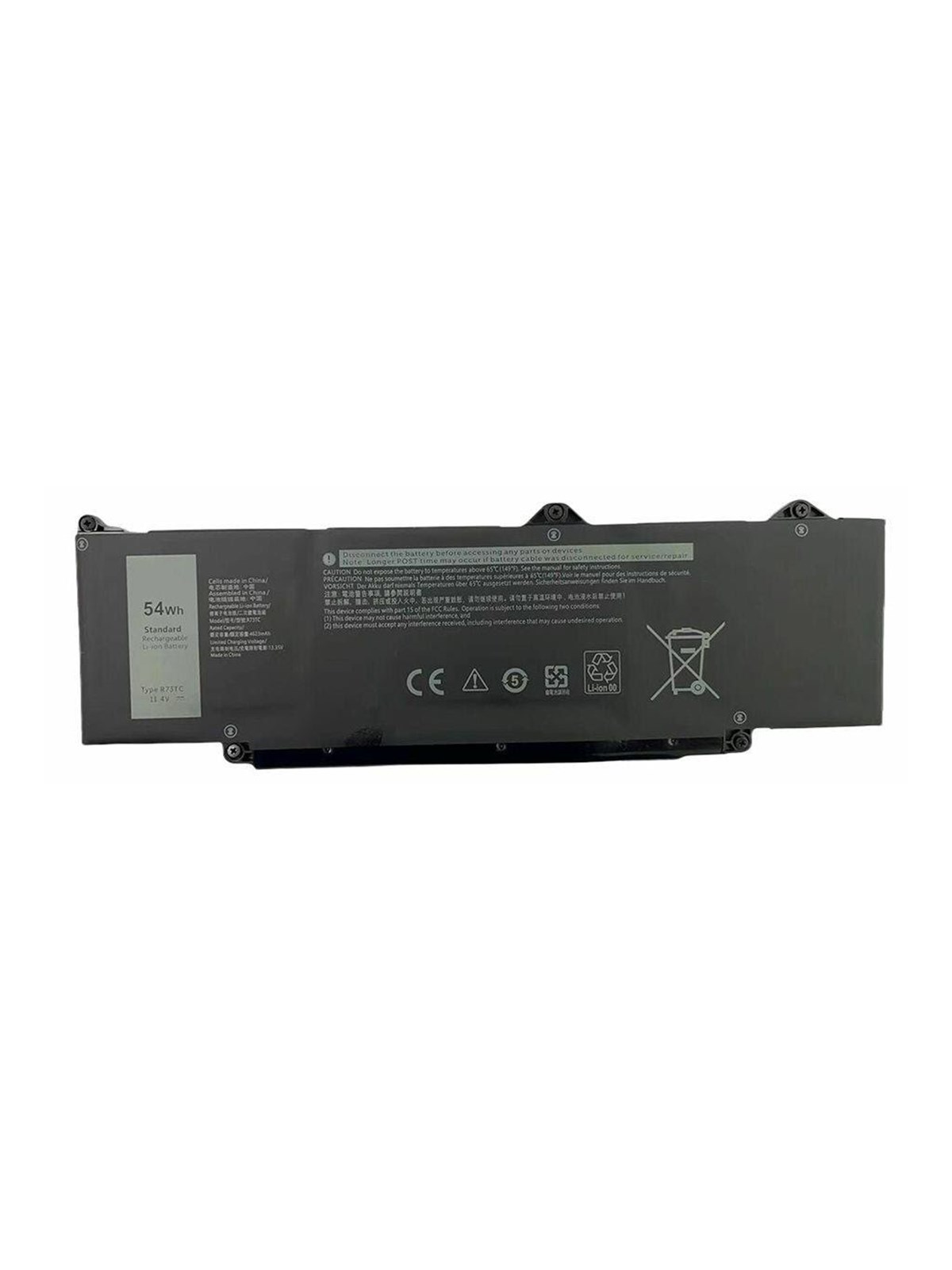 CoreParts Laptop Battery for Dell 54.00Wh Li-Polymer 11.4V 4735mAh