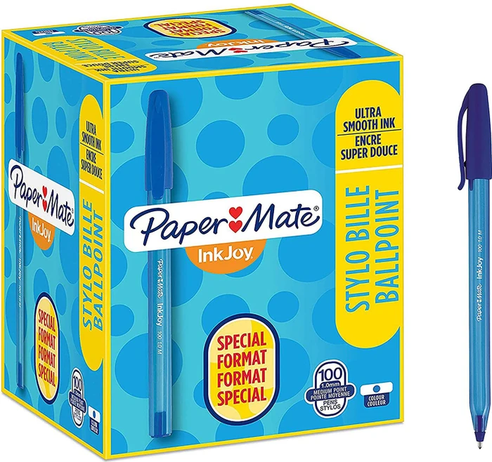 Paper:Mate Kugelschreiber InkJoy 100 Kappe 8St. M Blau