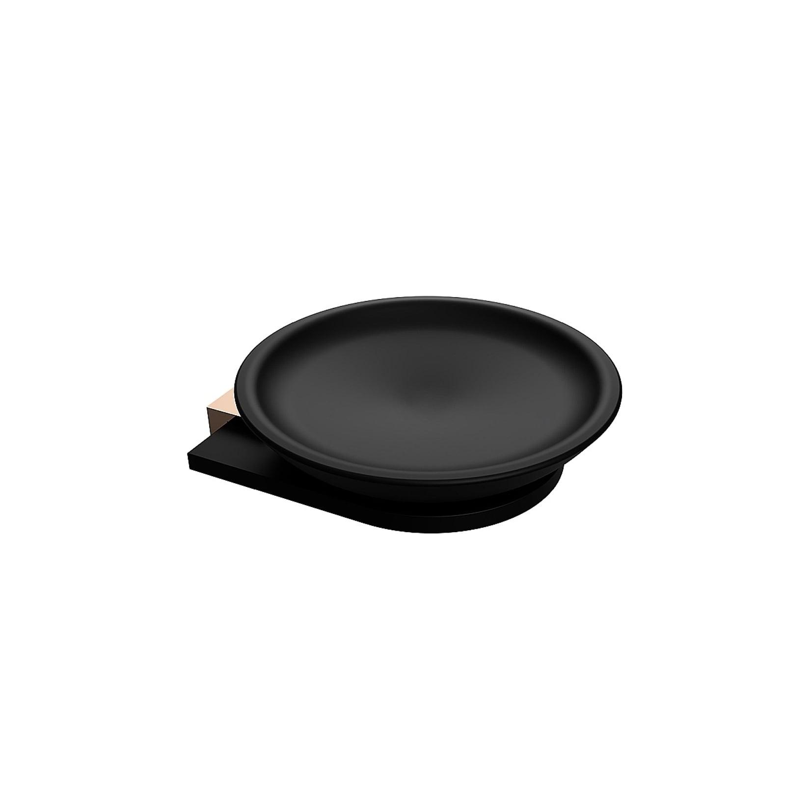 Brillantbad BALLA Seifenablage Messing Schwarz Kupfer 87x32x105 mm für Bad & Küche >> zum Bohren